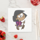 Girl Wandern Serviette (Beispiel)