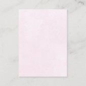 Girl Watercolor Rainbow Books for Baby Begleitkarte (Rückseite)