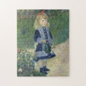 Girl Watering Can Renoir Impressionist Malerei Puzzle (Vertikal)