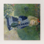 Girl Watering Can Renoir Impressionist Malerei Puzzle (Horizontal)
