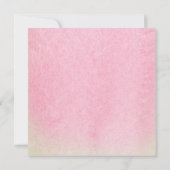 Girl Watermelon Baby Shower Einladung (Rückseite)