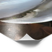 Girl Wear Osterbunny Angel Costume Fotodruck (Ecke)