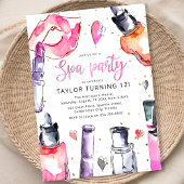 Girl Wellness-Center Birthday Party Einladung