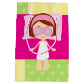 Girl Wellness-Center Birthday Party Guest Fevor Mittlere Geschenktüte (Rückseite)