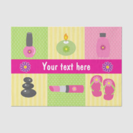 Girl Wellness-Center Birthday Party Seidenpapier