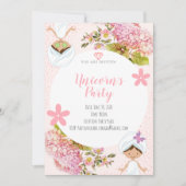 Girl Wellness-Center Party Einladung (Vorderseite)