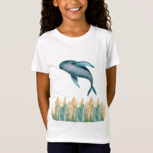 Girl-Whale-Öko T-Shirt