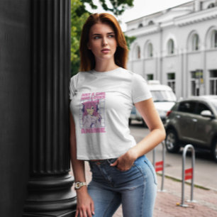 Girl Who Lieben Anime Quote T-Shirt