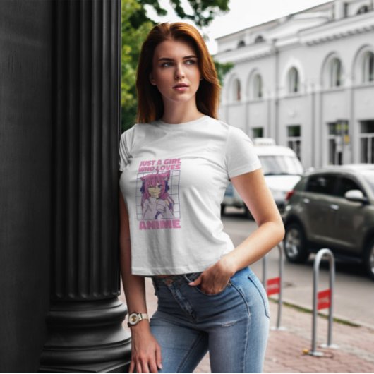 Girl Who Lieben Anime Quote T-Shirt