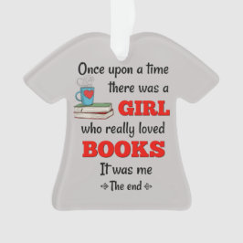 Girl Who Lieben Bücher Ornament