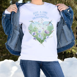 Girl Who Lieben Dragonflies Sweatshirt