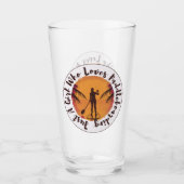 Girl Who Lieben Paddleboarding Glas (Vorderseite)