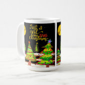 Girl Who Lieben Weihnachtsinspirivity Coffee Tasse (Vorderseite Links)