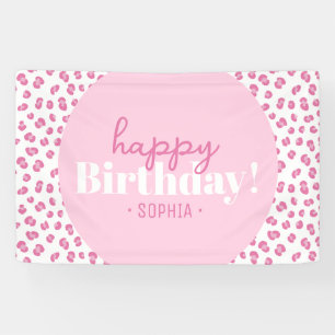 Girl Wild Birthday Party Banner
