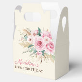 Girl Wildblume 1. Geburtstag Party Geschenkschachtel (Geöffnet)