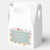 Girl-Wildblume Onederful 1. Geburtstag Party Geschenkschachtel (Geöffnet)