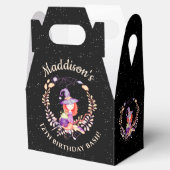Girl Witch Birthday Watercolor Geschenkschachtel (Geöffnet)