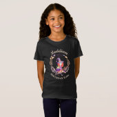 Girl Witch Birthday Watercolor T-Shirt (Vorne ganz)