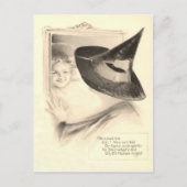 Girl Witch Mirror Postkarte (Vorderseite)