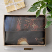 Girl with a Bird (von William-Adolphe Bouguereau) Seidenpapier (Geschenk)