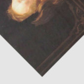 Girl with a Bird (von William-Adolphe Bouguereau) Seidenpapier (Detail)