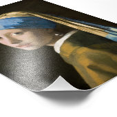 Girl with a Pearl Earring by Johannes Vermeer Fotodruck (Ecke)