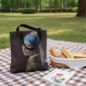 Girl With a Pearl Earring Crossed Stitch Replica Tasche