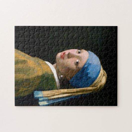 Girl with a Pearl Earring, Johannes Vermeer, 1665 Puzzle (Horizontal)