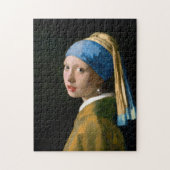 Girl with a Pearl Earring, Johannes Vermeer, 1665 Puzzle (Vertikal)