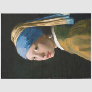 Girl with a Pearl Earring, Johannes Vermeer, 1665 Seidenpapier
