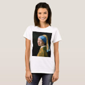 Girl with a Pearl Earring, Johannes Vermeer, 1665 T-Shirt (Vorne ganz)