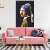 Girl with a Pearl Earring - Johannes Vermeer Leinwanddruck (Insitu (Wohnzimmer))