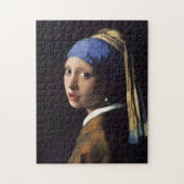 Girl With a Pearl Earring Johannes Vermeer Puzzle (Vertikal)