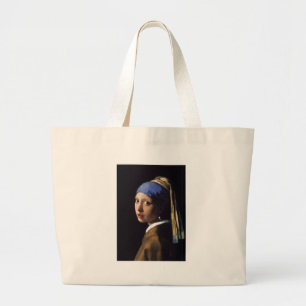 Girl with a Pearl Earring Jumbo Stoffbeutel