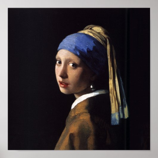 Girl with a Pearl Earring Painting Poster (Vorne)