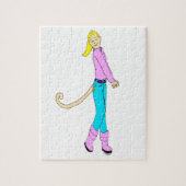 girl with a tail puzzle (Vertikal)