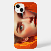 Girl with blue eyes iPhone hülle (Rückseite)