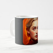 Girl with blue eyes kaffeetasse (Vorderseite Links)