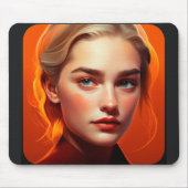 Girl with blue eyes mousepad (Vorne)