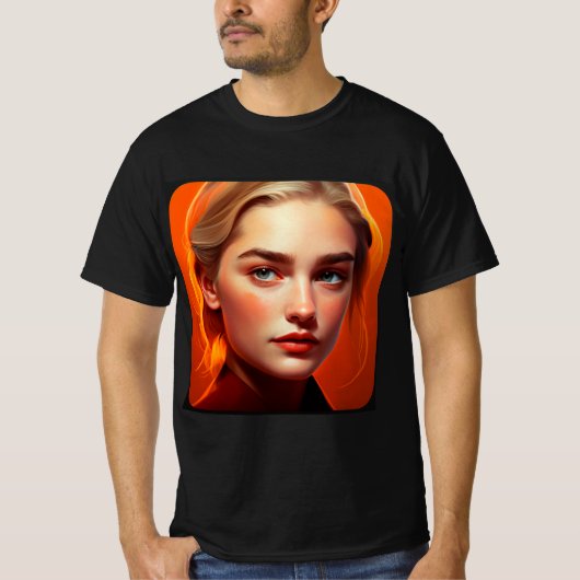 Girl with blue eyes T-Shirt (Vorderseite)