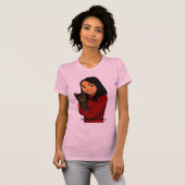Girl with Cat T-Shirt (Vorne ganz)