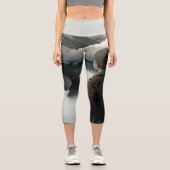 Girl with clouds capri leggings (Vorderseite)