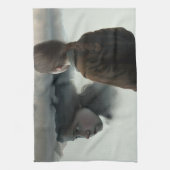 Girl with clouds geschirrtuch (Vertikal)