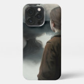 Girl with clouds iPhone hülle (Rückseite)