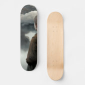Girl with clouds skateboard (Vorderseite)