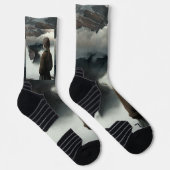 Girl with clouds socken (Rechts)