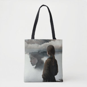 Girl with clouds tasche