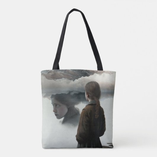 Girl with clouds tasche (Rückseite)