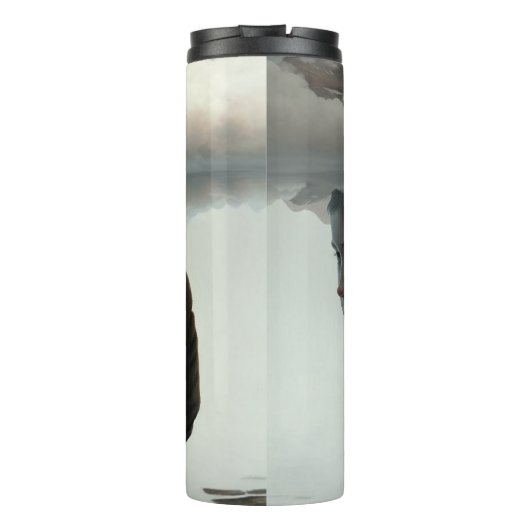 Girl with clouds thermosbecher (Rückseite)