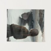 Girl with clouds wandteppich (Vorderseite (Horizontal))